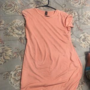 Pink Blush velvet dress